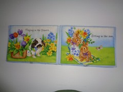 ‘Garden Gatherings’ Soft, Washable, Cloth Book for Baby / Toddler