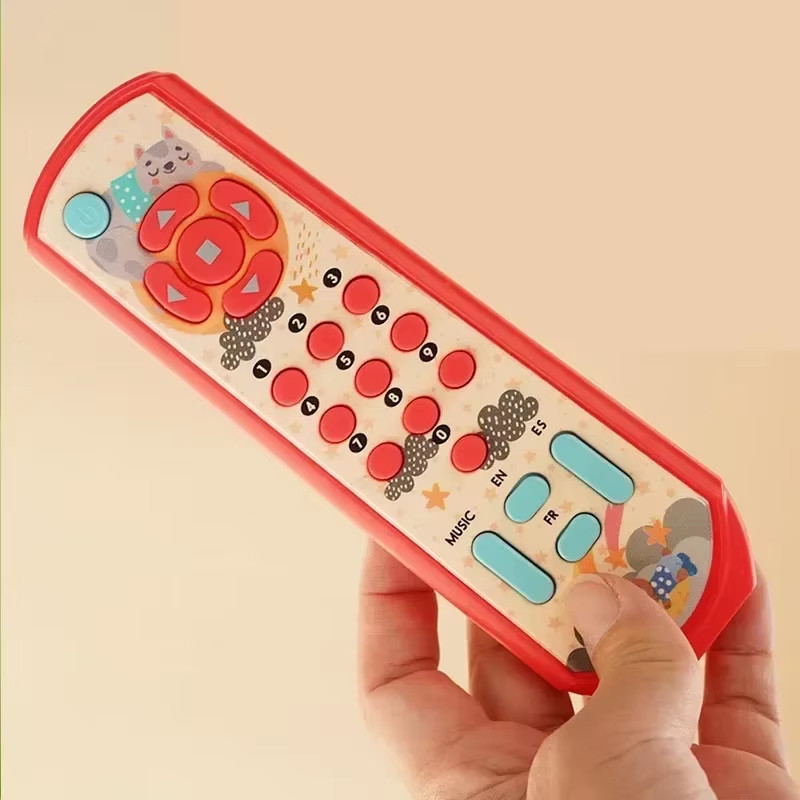 Infant Remote Control Toy with Music and Lights for Babies 1-3 Years Old