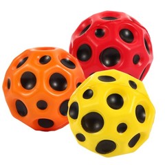 3PCS Mini Super High Bouncing Balls ToysRubber Space Toy for Kids [MA]