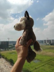 Plush toy stuffed doll nice cute forest animal Wolf Valentine birthday gift 1pc