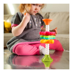 Fat Brain Toys MINI SPINNY Baby Developmental Spinning Turning Colorful Toy