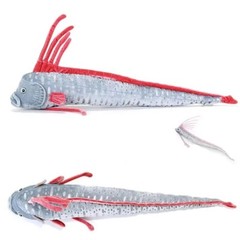 Oarfish Fish Regalecus glesne simulated Sea Animal Soft Stuffed Doll Plush Toy
