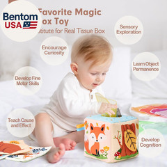 Baby Tissue Box Toy – Baby Toys 6-12 Months Montessori Toys for 6 Month Old Must