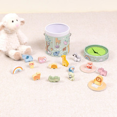 Wooden Animal Matching Game Toddler Memory Toy Montessori Learning Set