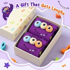 Crazy Socks for Kids 3D Eyes Monster Silly Wacky Socks for Boys Girls Funny