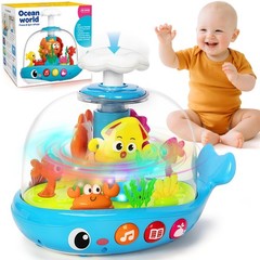 Baby Toys 612 Months, Musical Aquarium Infant Toys for 7 8 9 10 11 Months, Ea…