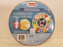 Rare Sealed New Thomas & Friends Shape Sorter, Numbers, Colors and Wooden Clock