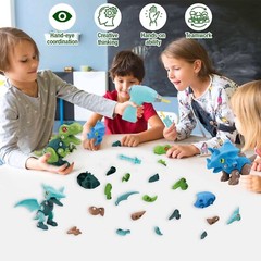 STEM Take Apart Dinosaur Toys Electric Drill Boys Girls Kids Toddler Learning
