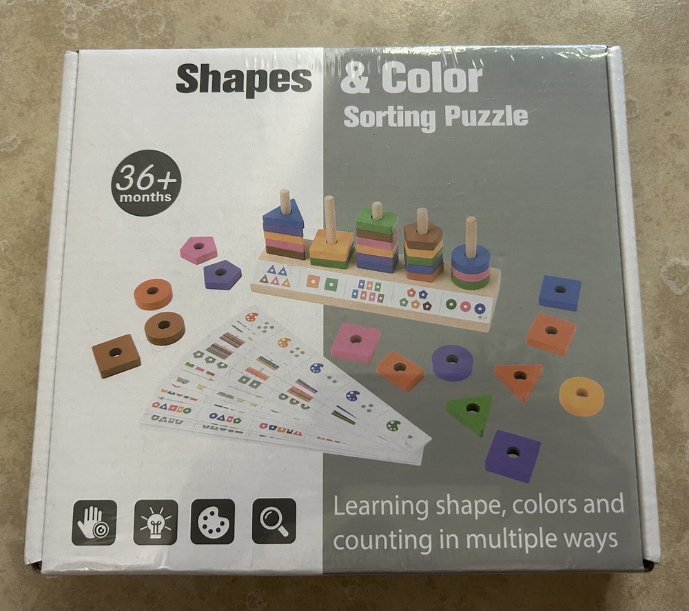 Shapes & Color Sorting Puzzle (Sealed)