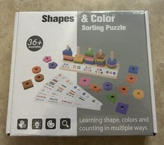 Shapes & Color Sorting Puzzle (Sealed)