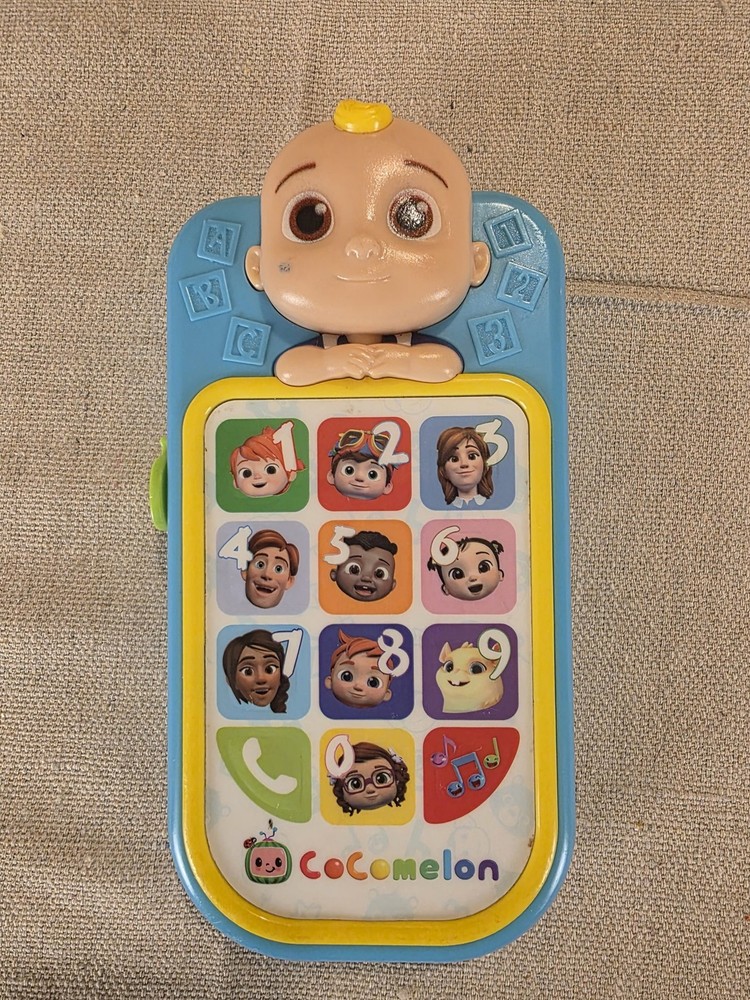 CoComelon JJ’s First Learning Toy Phone Electronic Lights and Sounds