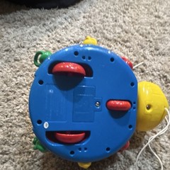 VTech Pull Along Turtle Activity Toy, Alphabet Theme, Multicolor, Motor Skills