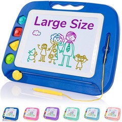 SGILE Toddler Toys for Kids, Large Magnetic (16.5″ x 12.5″), Blue