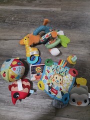 Lot of Baby Sensory teething Toys
