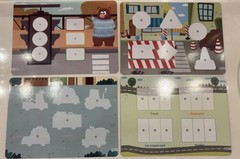 Toddler Busy Board Montessori Toy Sensory Book Educational Trucks Cars Space
