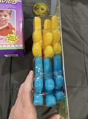 Stacking BUNNY Plastic STACKABLES 12 Interlocking Pieces Sealed New Easter Toy