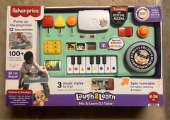 Fisher Price Laugh and Learn Mix & Learn DJ Table Activity Piano Toy TikTok NEW