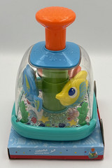 New Playright Aquarium Push & SpinColorful Spinning Fishes 6M+ Baby Toy