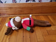 Spark Create Imagine Holiday Baby Toy Reindeer Rattle Plush