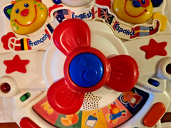 Fisher-Price Laugh & Learn Musical Learning Airplane Trilingual English Spanish