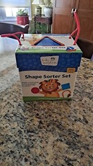 Rare Baby Einstein Shape Sorter Set With 12 Chunky Shaped Board Books