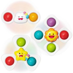 SpringFlower Baby Toys 0-6-12-18 Months,Suction Cup Spinner Toys,Baby Bath To…