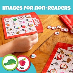 Chuckle & Roar Family Bingo – 4-in-1 Educational Bingo Game for Kids Ages
