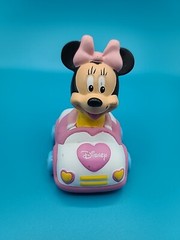 Clementoni Disney Mickey & Minnie Vinyl Push Car Toys