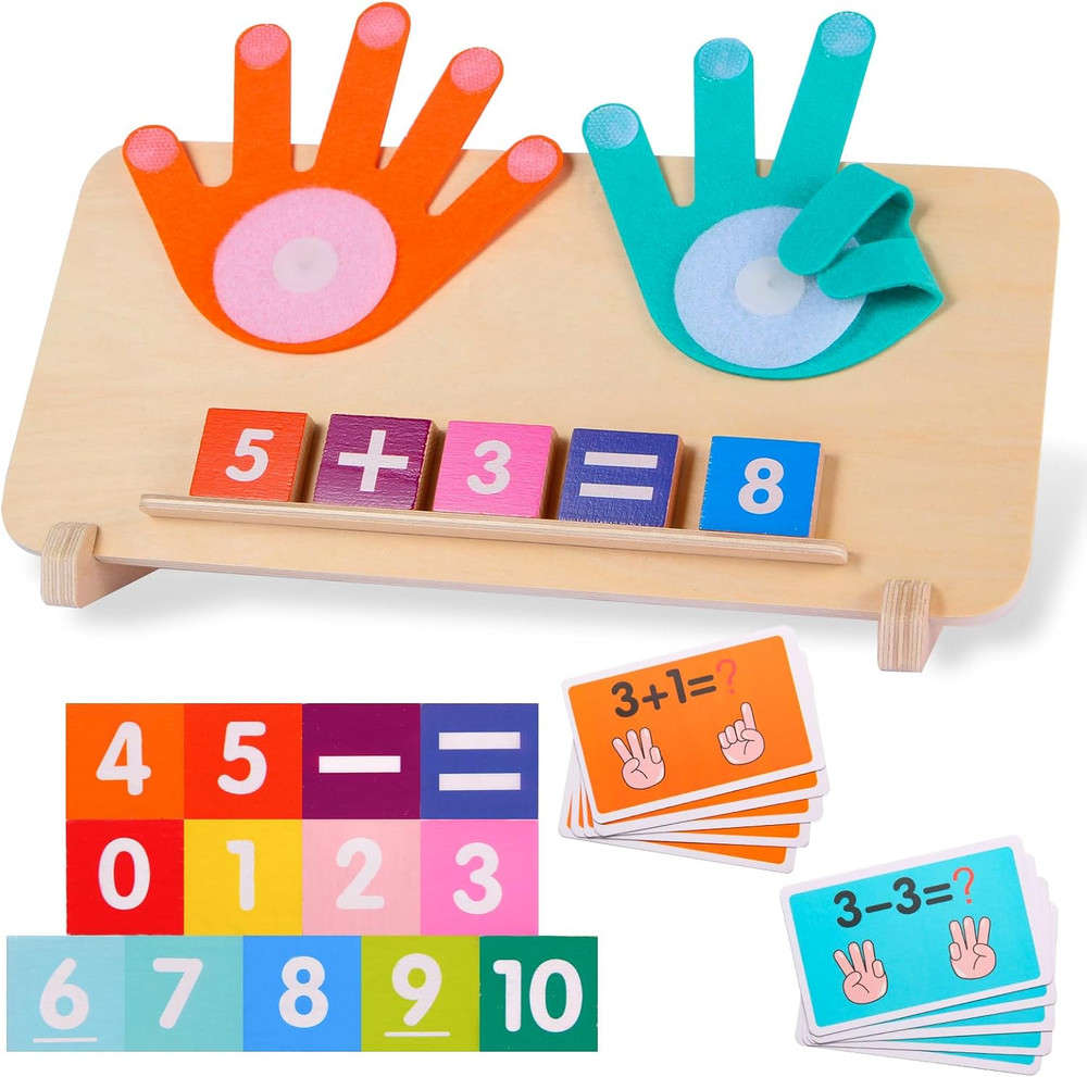 Montessori Toys for 3-5 Year Old, Educational Math Manipulatives Learning Toy…