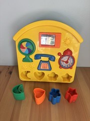 Vintage 1990 Baby Toddler Fun Beginnings Activity Center Sorting RARE 90s Baby