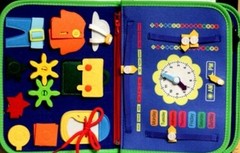 Freebear Sea Life Busy Board – Montessori Sensory Toddler Travel Toy