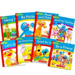 Sesame Street Elmo Manners Books for Kids Toddlers – Set of 8 Elmo,