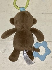 Baby Boy Girl All Monkeys Lovey Rattle Plush Hanger Bib Book Toy Monkey Lot