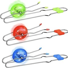3-Pack Light-Up Gyro Wheels with 8.5-Inch Twisting Tracks – Perfect for Gifts