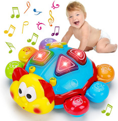 Baby Crawling Toys 6 to 12 Months Tummy Time Spanish English Bilingual Learning