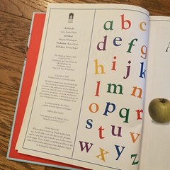 Large Alphabet Book Blue Toddler Baby Large Coffee Table Style Book Learning