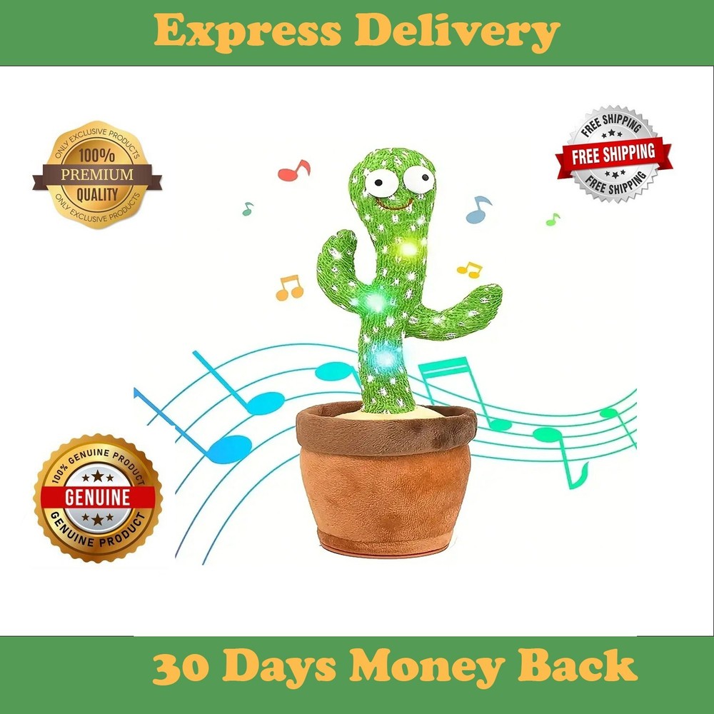 New Interactive Dancing Cactus Toys For Kids Baby Toddler Boys And Girls Fun