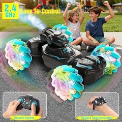 Gesture Sensing Remote Control Car, RC Cars Toys for Boys Age 6-12, 4WD Blue