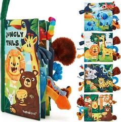 hahaland Baby Books 0-6 Months,Infant Tummy Time Toy Sensory Toys 6 to 12 Months