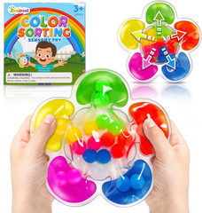 Color Sorting Toys Sensory Toys, Fine Motor Skills Game for Toddlers, Color Matc