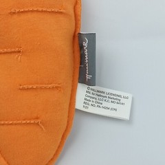 Hallmark Carrot Plush Rattle Crinkle Harvest Plush Soft Toddler Toy Orange Green