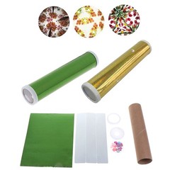 DIY Colored Rotating Kaleidoscope Kits Science Educational Craft Kid T~O..X