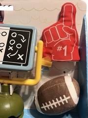 Fisher-Price Mini Me Moments Tiny Tailgater Baby Sensory Toy Sport Theme Set NIB