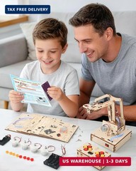 Robot Arm Kits, Robotics for Kids Ages 8-12 14-16 STEM Toys, DIY Science Experim