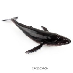 Boys Girls Sea Creatures Models Realistic Whale Figure Soft Plastic Animal Toys