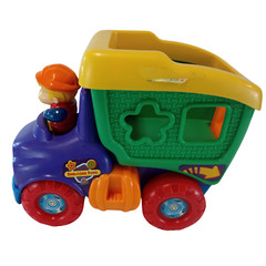Shelcore Toys Dump Truck Shape Sorter Toy for Toddlers