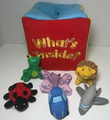 Lakeshore Learning WHAT’S INSIDE Sensory Box Plush Toy 6 Plush Toys