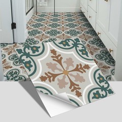 VICCI 24pcs Floor Tile Stickers Easy Peel and Stick Backsplash Wall Tiles Dec…