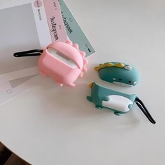 Cute Dinosaur Case for Galaxy Buds 3 Pro/Buds3 Case Cover, Funny Green Dinosaur