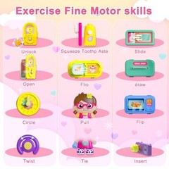 Busy Board for 1-2 Year Old Girl Gift,Musical Toys for Toddlers 1-3…